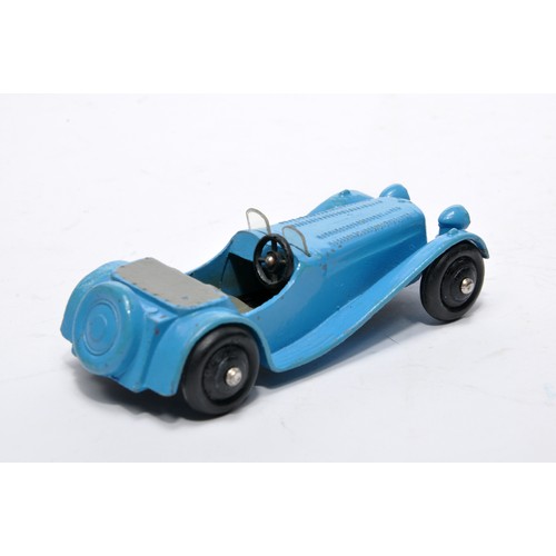711 - Dinky No. 38f Jaguar SS. Single issue is in blue with grey interior, as shown. Displays generally fa... 