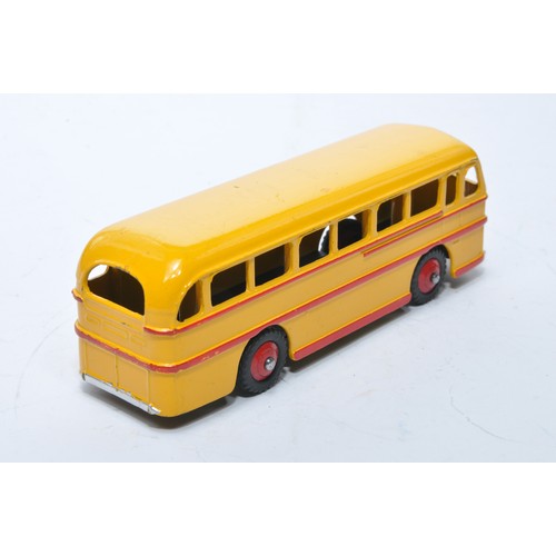 733 - Dinky No. 282 Leyland Royal Tiger Coach. Single issue is in yellow with red trim, inc red hubs, as s... 