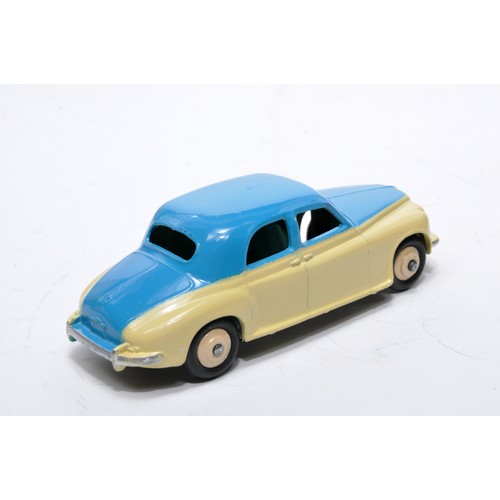 803 - Dinky No. 156 Rover 75 Saloon. Single issue is in two-tone cream and blue, with cream hubs, as shown... 