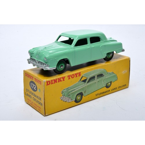 851 - Dinky No. 172 Studebaker Land Cruiser. Single issue is in mint green, with green hubs, as shown. Dis... 