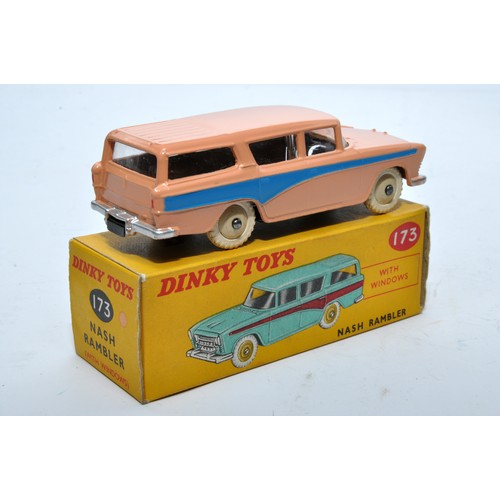 854 - Dinky No. 173 Nash Rambler. Single issue is in two-tone pink and blue, with cream hubs, as shown. Di... 