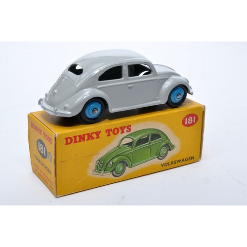 870 - Dinky No. 181 Volkswagen. Single issue is in grey, with blue hubs, as shown. Displays generally very... 