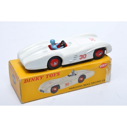 892 - Dinky No. 237 Mercedes Benz Racing Car. Single issue is in white, RN30, with red hubs, as shown. Dis... 