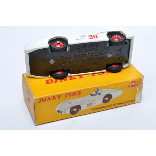 892 - Dinky No. 237 Mercedes Benz Racing Car. Single issue is in white, RN30, with red hubs, as shown. Dis... 