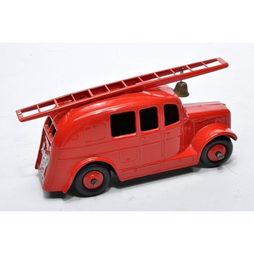 897 - Dinky No. 25h Streamlined Fire Engine. Single issue is in red, with red hubs, and red ladder, as sho... 