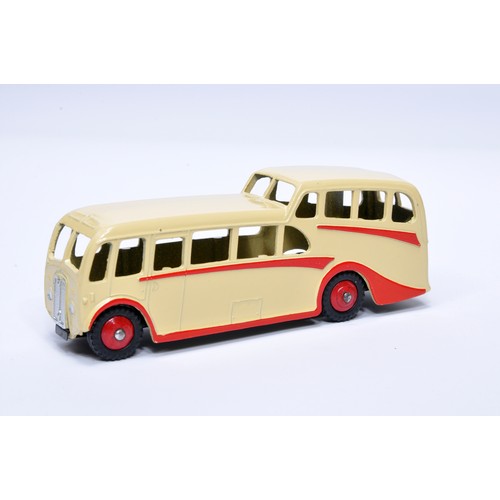 912 - Dinky No. 280 Observation Coach. Single issue is in cream, with red flashes, and red hubs. Displays ... 