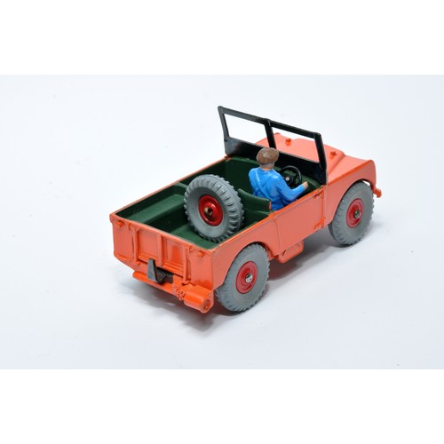 941 - Dinky No. 340 Land Rover. Single issue is in orange, with matt green interior, and red plastic hubs,... 