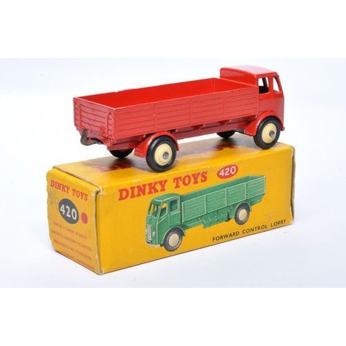 985 - Dinky No. 420 / 25R Forward Control Lorry. Single issue is in red, with beige hubs, as shown. Displa... 