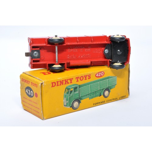 985 - Dinky No. 420 / 25R Forward Control Lorry. Single issue is in red, with beige hubs, as shown. Displa... 