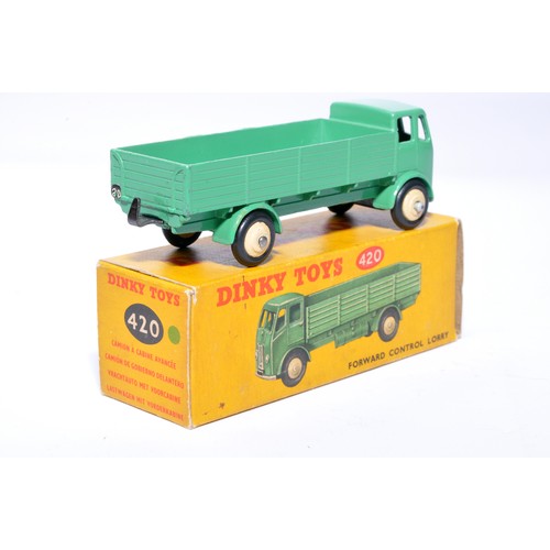 986 - Dinky No. 420 / 25R Forward Control Lorry. Single issue is in green, with beige hubs, as shown. Disp... 