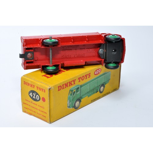 987 - Dinky No. 420 / 25R Forward Control Lorry. Single issue is in red, with green hubs, as shown. Displa... 