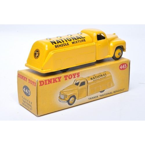 998 - Dinky No. 443 National Benzole tanker. Single issue is in yellow, with yellow hubs, as shown. Displa... 