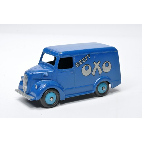 1002 - Dinky No. 453 Trojan Van, OXO. Single issue is in blue, with blue hubs, as shown. Displays generally... 