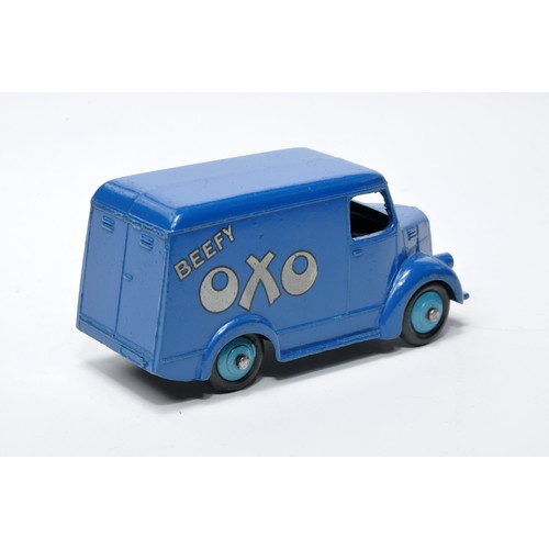 1002 - Dinky No. 453 Trojan Van, OXO. Single issue is in blue, with blue hubs, as shown. Displays generally... 