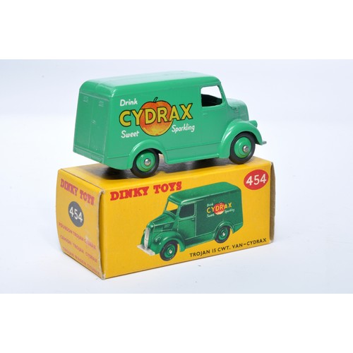 1003 - Dinky No. 454 Trojan Van, Cydrax. Single issue is in green, with green hubs, as shown. Displays gene... 