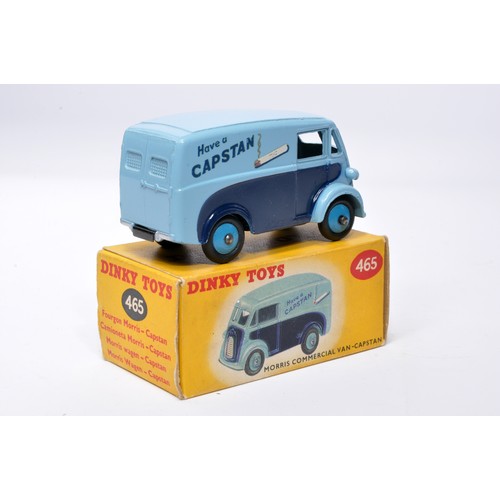 1005 - Dinky No. 465 Morris Commercial Van, Capstan. Single issue is in two-tone blue, with blue hubs, as s... 