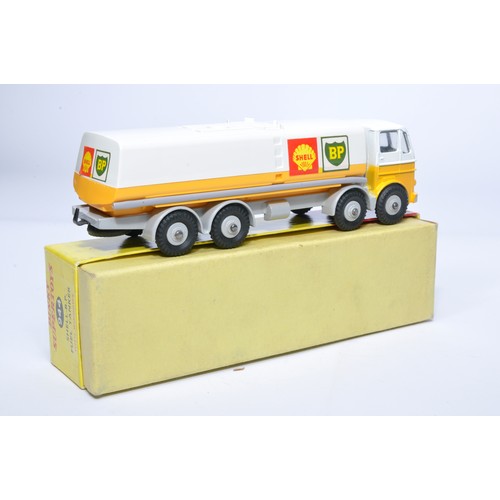 1059 - Dinky No. 944 Leyland Shell BP Tanker. Single issue is in yellow and off-white, with grey hubs, as s... 