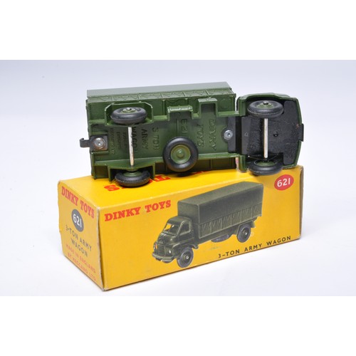 1070 - Dinky Military No. 621 3-Ton Army Wagon. Displays generally very good to excellent, with very little... 