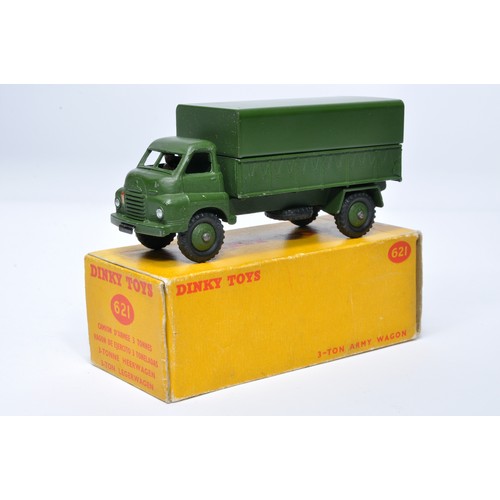 1071 - Dinky Military No. 621 3-Ton Army Wagon. Displays generally very good to excellent, with very little... 