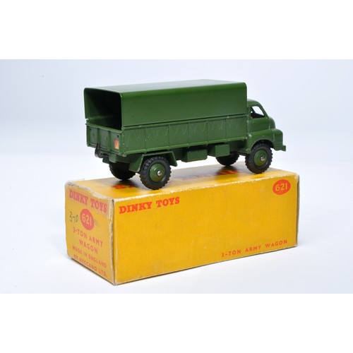 1071 - Dinky Military No. 621 3-Ton Army Wagon. Displays generally very good to excellent, with very little... 