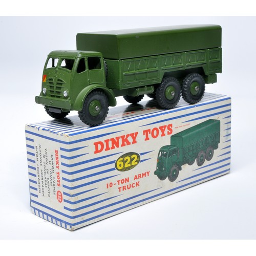 1074 - Dinky Military No. 622 10-ton Army truck. Displays generally very good to excellent, with very littl... 