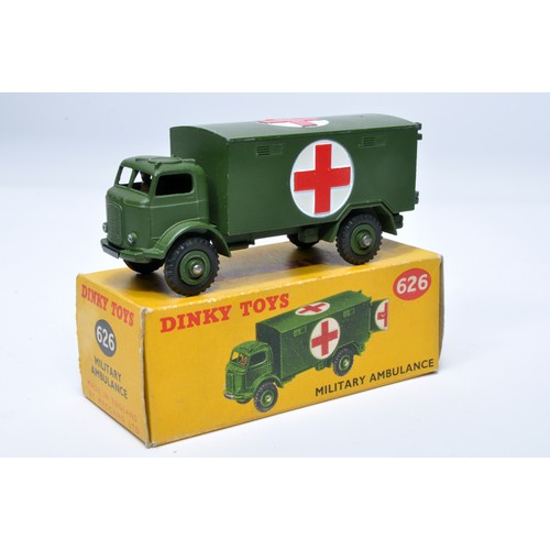 1079 - Dinky Military No. 626 Military Ambulance. Displays generally very good to excellent, with very litt... 