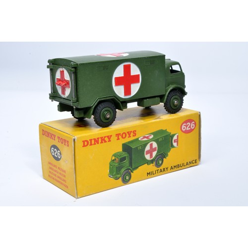 1080 - Dinky Military No. 626 Military Ambulance. Displays generally very good to excellent, with very litt... 