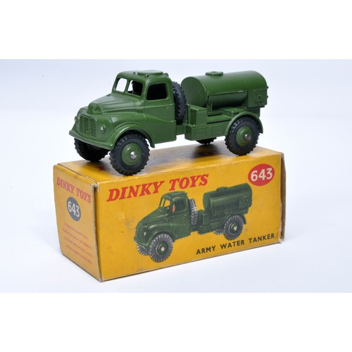 1086 - Dinky Military No. 643 Army Water Tanker. Displays generally very good to excellent, with very littl... 