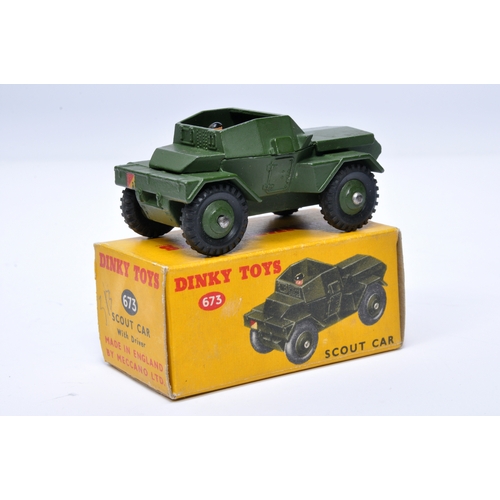 1093 - Dinky Military No. 672 Scout Car. Displays generally very good to excellent, with very little, or at... 