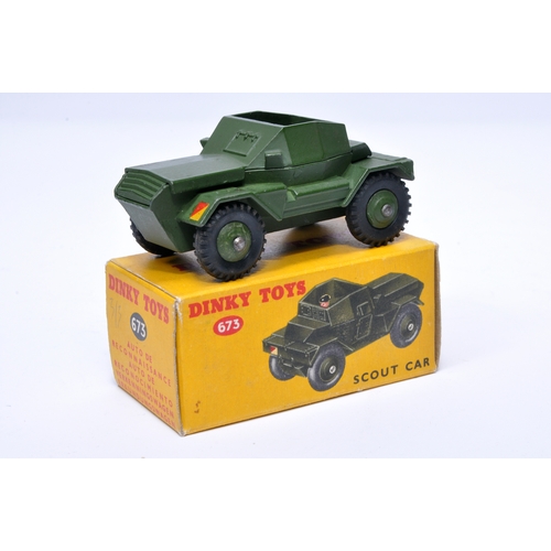 1093 - Dinky Military No. 672 Scout Car. Displays generally very good to excellent, with very little, or at... 