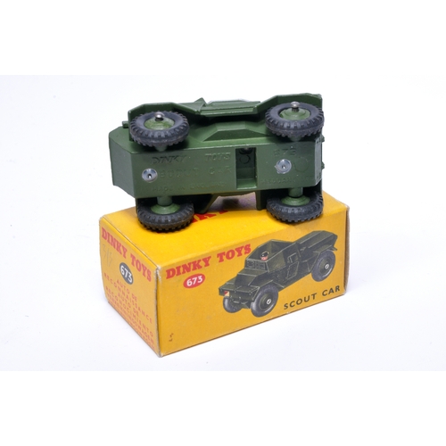 1093 - Dinky Military No. 672 Scout Car. Displays generally very good to excellent, with very little, or at... 