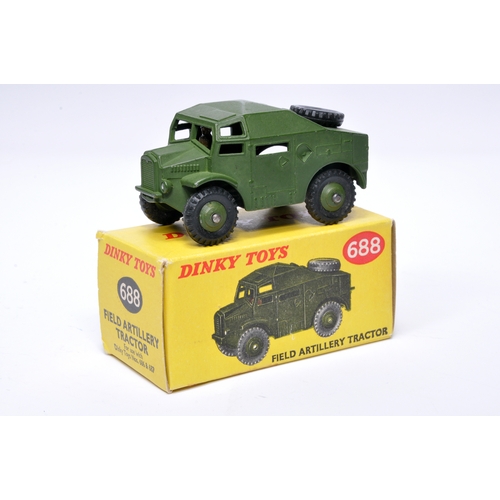 1098 - Dinky Military No. 688 Field Artillery Tractor. Displays generally good to very good, with very litt... 