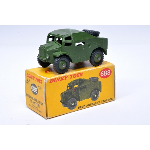 1099 - Dinky Military No. 688 Field Artillery Tractor. Displays generally good to very good, with very litt... 