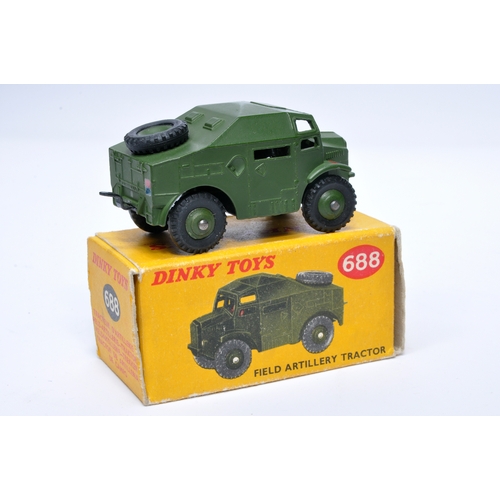 1099 - Dinky Military No. 688 Field Artillery Tractor. Displays generally good to very good, with very litt... 