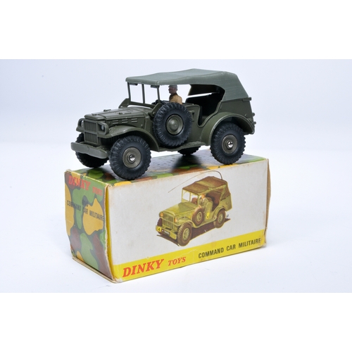 1105 - French Dinky Military No. 810 Command Car. Displays generally good to very good, with very little, o... 