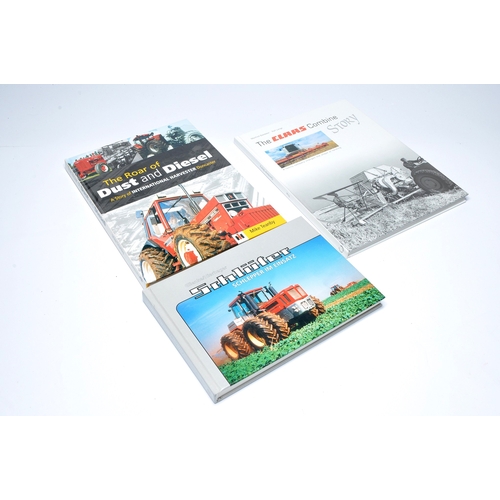 144 - A group of Tractor publications and literature relating to books on Schluter, Claas Combines, Intern... 