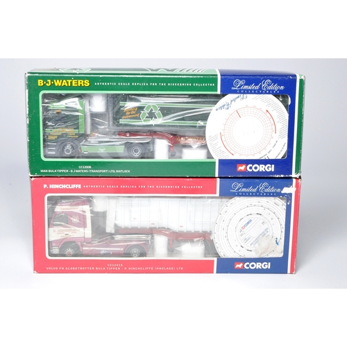 151 - Corgi (boxed) 1/50 diecast model truck issues comprising sets in the livery of Waters and Hinchcliff... 