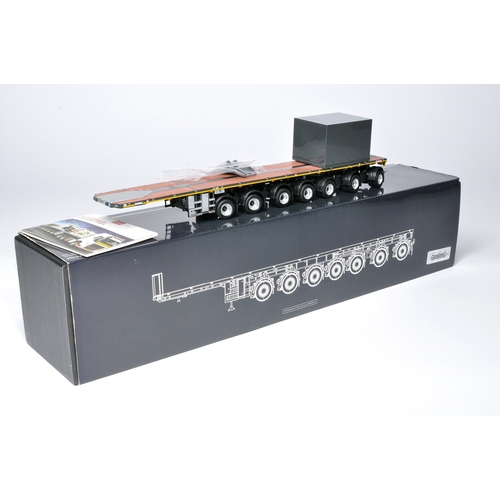 155 - IMC 1/50 diecast model truck issue comprising Nooteboom 7 Axle Ballast Trailer. Has been displayed a... 