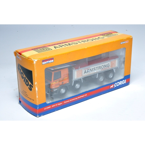 85 - Corgi 1/50 model truck issue comprising CC13609 DAF CF Tipper in the livery of Thomas Armstrong(Hold... 