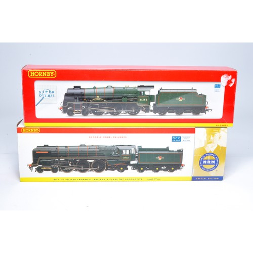 555 - Hornby Model Railway comprising duo of locomotive issues including No. R2565 Britannia Class Oliver ... 