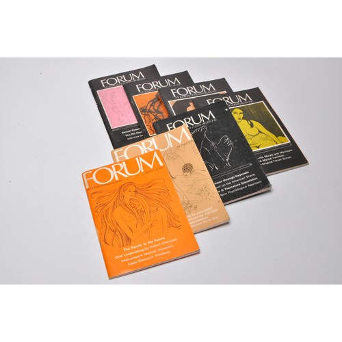 26 - Adult vintage glamour books / magazines comprising 7 issues of the Erotic Journal 'Forum'.