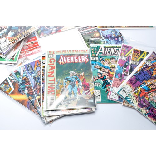 91 - Comic Books, comprising approx 70 x issues of various Avengers based publications, 1980's onwards. C... 