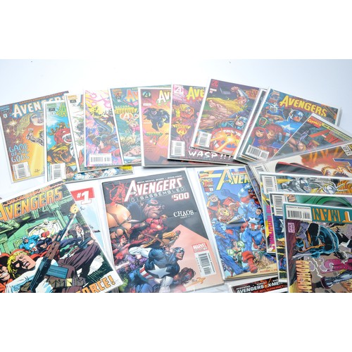 91 - Comic Books, comprising approx 70 x issues of various Avengers based publications, 1980's onwards. C... 