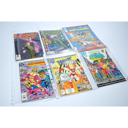 113 - A group of 6 comics, all first issues from titles such as The Weird, Justice Society, Ragman and oth... 