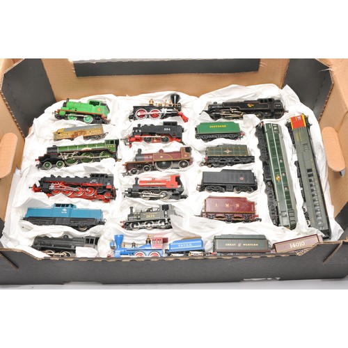 47 - Model Railway comprising approx 20 items to include mostly Locomotives, but also tenders and other r... 