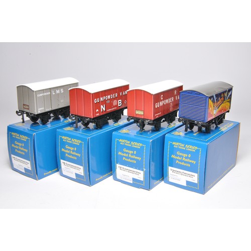 75 - Ace Trains Horton Series O Gauge Model Railway issues comprising 4 x advertising vans in the liverie... 