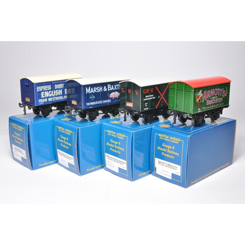 76 - Ace Trains Horton Series O Gauge Model Railway issues comprising 4 x advertising vans in the liverie... 