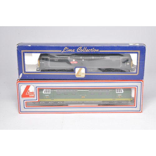 108 - Model Railway issues comprising Lima Locomotive duo to include Class 47 Guy Fawkes and Class D9 Meld... 