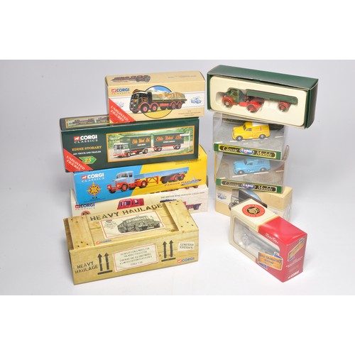 114 - Corgi diecast model group comprising ten boxed issues comprising mostly commercial vehicles, inc Edd... 