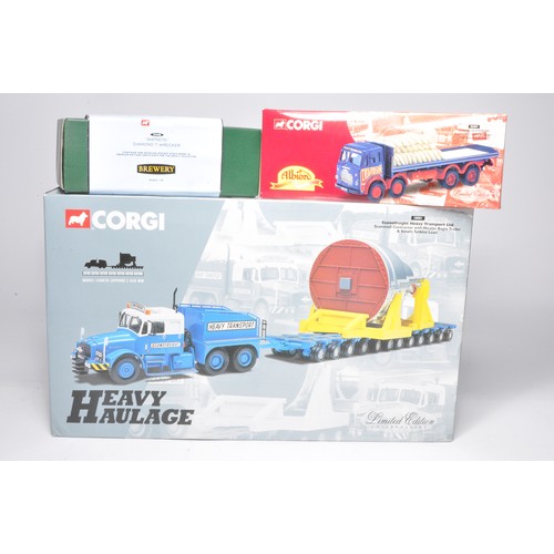 122 - Corgi diecast model group comprising three boxed issues including commercial vehicles / sets, inc Ec... 